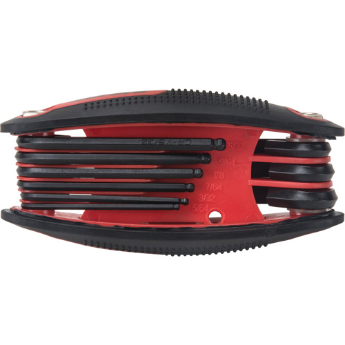 Ball End Fold-Up Hex Key Set, 9 Pcs., Imperial Air Extreme Inc.