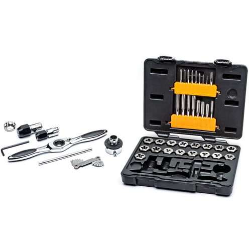 SAE Ratcheting Tap & Die Set, 42 Pieces Air Extreme Inc.