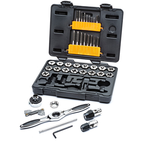 Metric Ratcheting Tap & Die Set, 42 Pieces Air Extreme Inc.