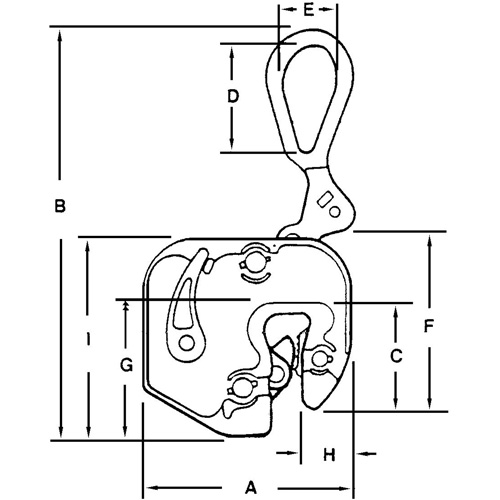 &eacute;lingue l&egrave;ve-t&ocirc;le GXL, 1000 lb (0,5 tonne), Ouverture de la m&acirc;choire de 1/16" - 5/8" Air Extreme Inc.