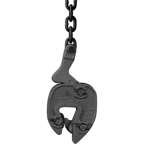 GX Plate Clamp with Chain Connector, 1000 lbs. (0.5 tons), 1/16" - 5/16" Jaw Opening Air Extreme Inc.