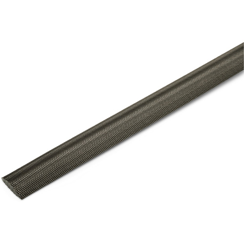 Double Cut File with Green Handle, Half Round, 8", Bastard Air Extreme Inc.