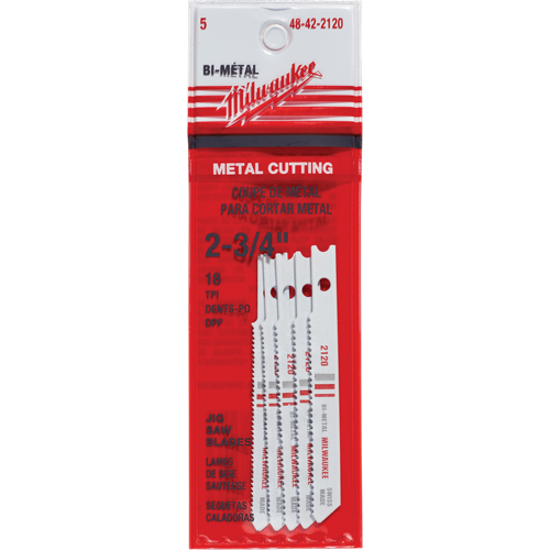 Lames de scie sauteuse, Bim&eacute;tal, Tige en U, 2-3/4" lo, 18 dents par pouce Air Extreme Inc.