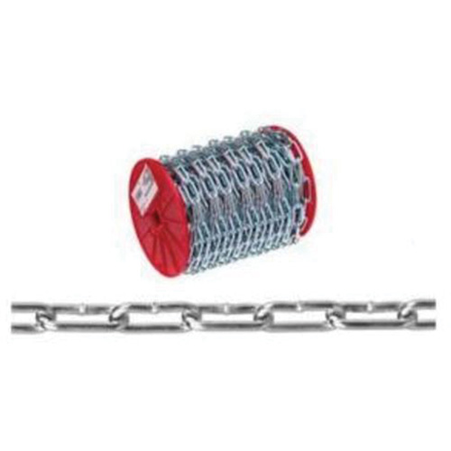Chaîne droite, Acier &agrave; faible teneur en carbone, #4 x 100' (30,4 m) l, Charge d'utilisation  Air Extreme Inc.