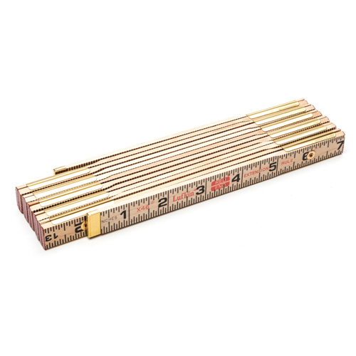R&egrave;gle pliante, 6' lo, Bois, Graduations de 1/16" Air Extreme Inc.