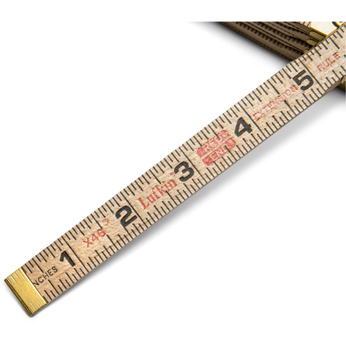 R&egrave;gle pliante, 6' lo, Bois, Graduations de 1/16" Air Extreme Inc.
