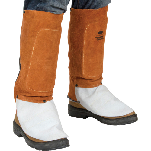 Leather Spats, 14" L, Lava Brown Air Extreme Inc.