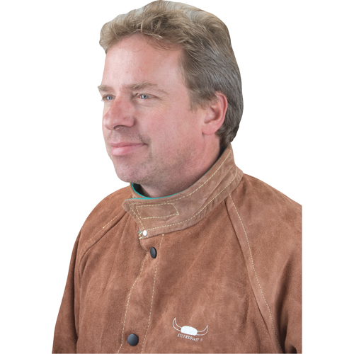 Veste de soudage, Cuir, 4T-Grand, Lava Brown Air Extreme Inc.