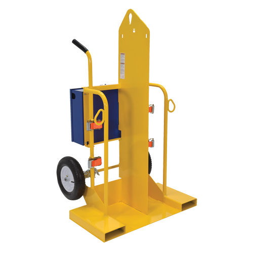 Chariot pour chalumeau et bouteille de soudage, Roues Pneumatique, Base de 24" la x 19-1/2" lo, 500 lb Air Extreme Inc.