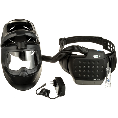 Respirateur d'&eacute;puration d'air propuls&eacute; Adflo, Masque de soudage, Pile Lithium-ion Air Extreme Inc.