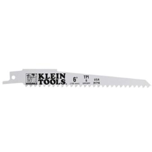 Reciprocating Saw Blades, Bi-Metal, 6 TPI, 6" L x 3/4" W Air Extreme Inc.
