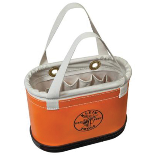 Seau ovale &agrave; coque rigide, 14" lo x 7" la x 10" h, Plastique, Orange Air Extreme Inc.