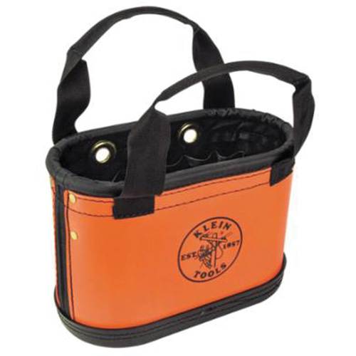 Seau ovale &agrave; coque rigide, 14" lo x 7" la x 10" h, Plastique, Orange Air Extreme Inc.