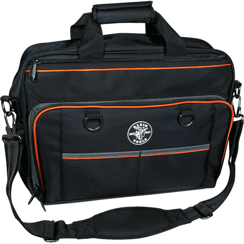 Sac techno Tradesman Pro avec pochette pour ordinateur portable, Polyester, 22 pochettes, Noir/Orange Air Extreme Inc.