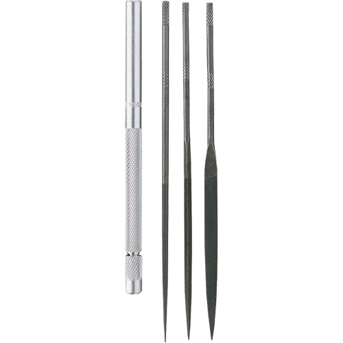Needle File Set with Handle, 4 Pcs Air Extreme Inc.