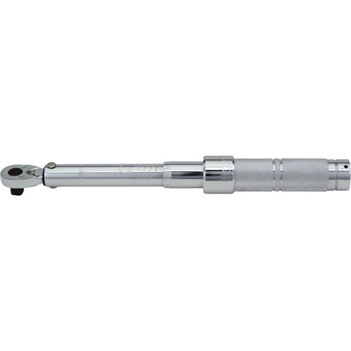 Ratcheting Head Micrometer Torque Wrench, Click, 1/2" Square Drive, 50 - 250 lbf. Ft Air Extreme Inc.