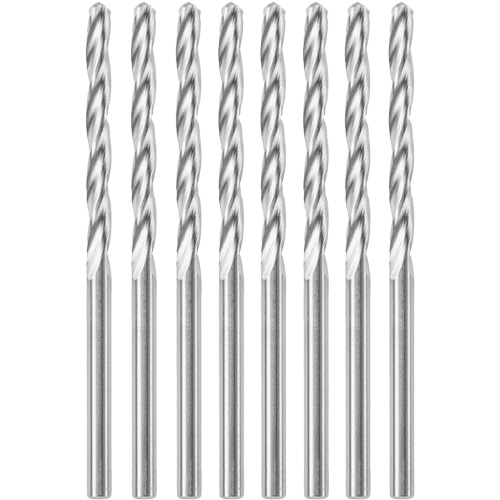 8-Piece Standard Point Spiral Saw Bit with 1/8" Diameter, 1/8", 1" Flute Air Extreme Inc.