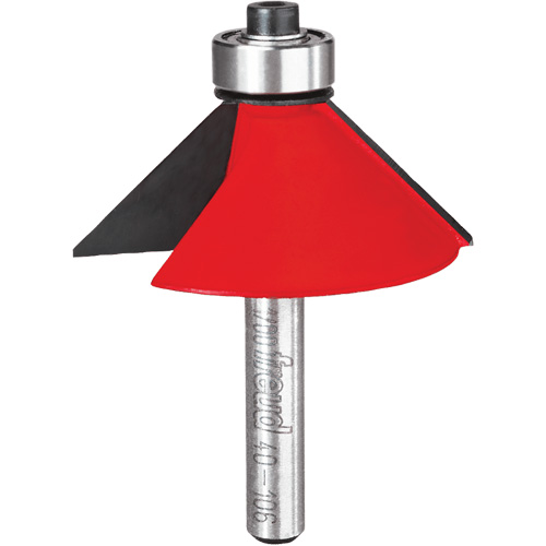 Router Bit - Chamfer Bit, 1-3/4" Dia., 1/4" Shank Air Extreme Inc.