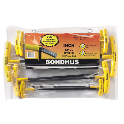 Ball Driver&reg; Hex Keys Set, 10 Pcs., Imperial Air Extreme Inc.