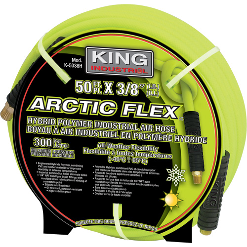 50' Hybrid Polymer Industrial Air Hose Air Extreme Inc.