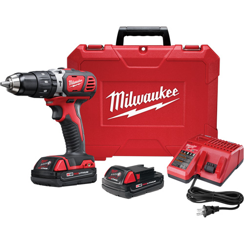 M18 Cordless Compact Hammer Drill/Driver Kit, 1/2" Chuck, 18 V Air Extreme Inc.