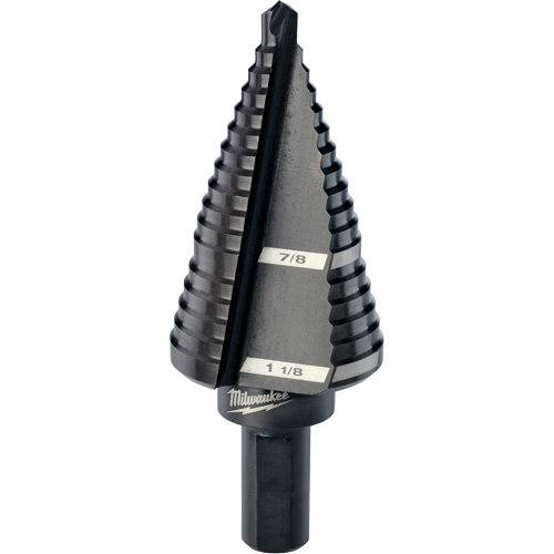 #9 Step Drill Bit, 7/8" - 1-1/8" , High Speed Steel Air Extreme Inc.
