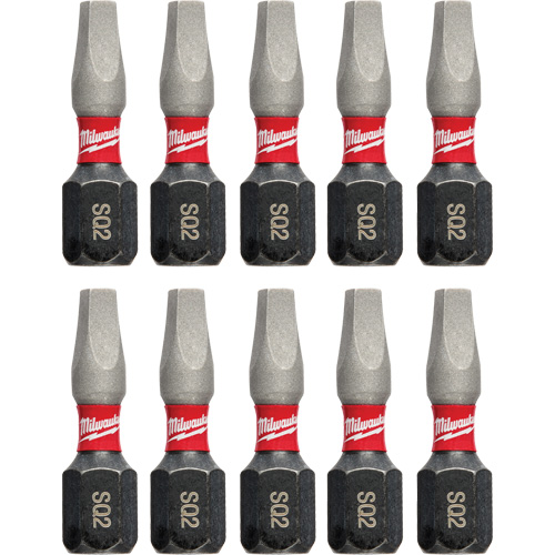 Shockwave Impact Insert Bits, Square, #2, 1/4" Drive Air Extreme Inc.