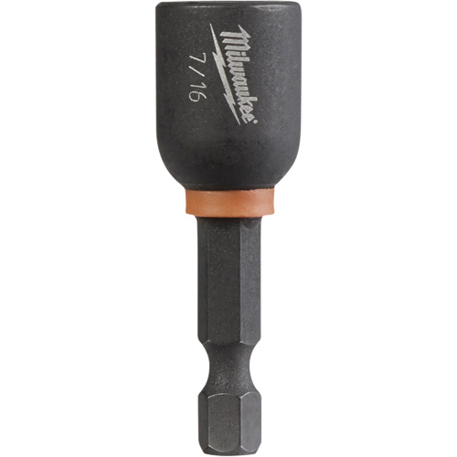 Shockwave Impact Duty Nutsetter, 1/4" Tip, 7/16" Drive, 1-7/8" L, Magnetic Air Extreme Inc.