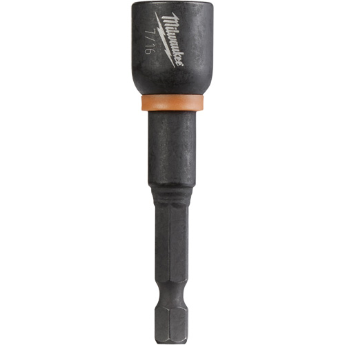Shockwave Impact Duty Nutsetter, 1/4" Tip, 7/16" Drive, 2-9/16" L, Magnetic Air Extreme Inc.