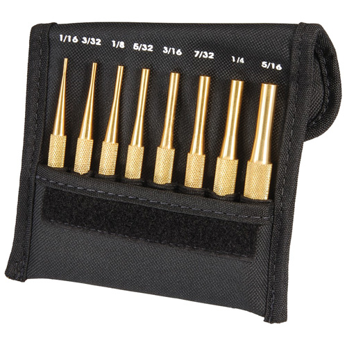Brass Drive Pin Punch Set, 8 Pieces Air Extreme Inc.