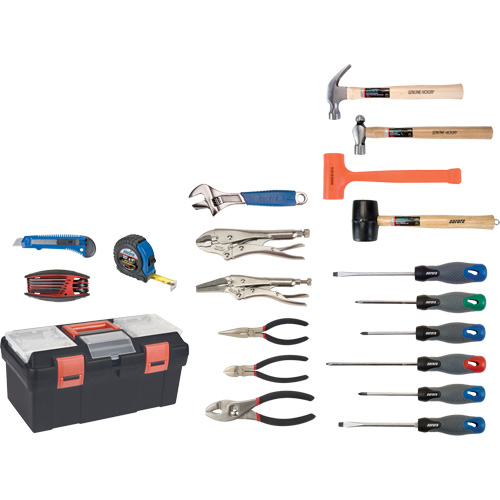 Jeu d'outils essentiels avec coffret en plastique, 28 morcea Air Extreme Inc.
