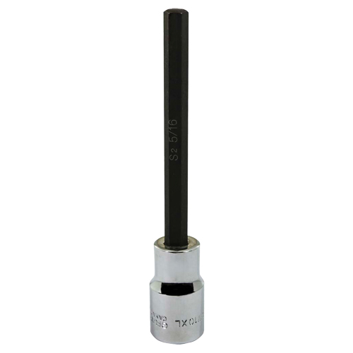 Socket, Hex, 5/16" x 5" L, 1/2" Square Drive Drive Air Extreme Inc.