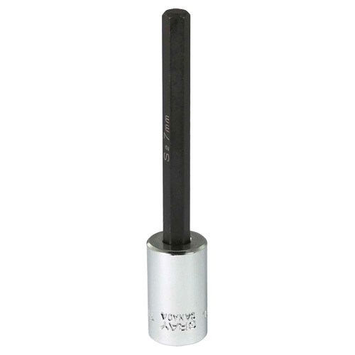 Extra Long Bit  Socket, 7 mm x 4" L, 3/8" Drive Air Extreme Inc.