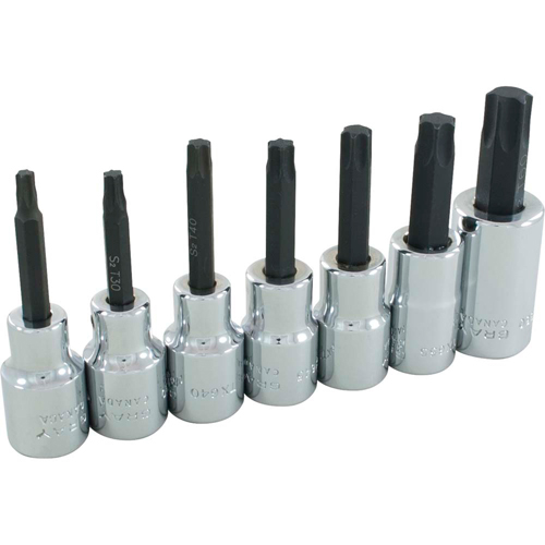Jeu de douilles Torx, Torx, Prise 1/2", 7 mrcx Air Extreme Inc.
