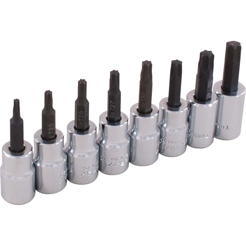 Jeu de douilles, Torx, Prise 3/8", 8 mrcx Air Extreme Inc.