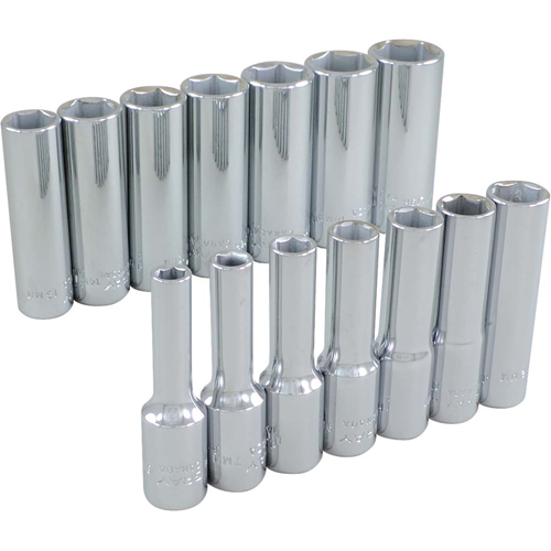 Socket Set, 14 Pcs, 3/8" Drive Size, Deep Air Extreme Inc.