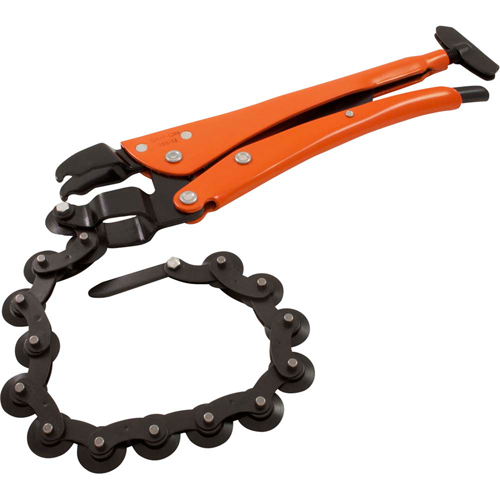 Locking Chain Pipe Cutter Pliers, 12-1/2" Length, Omnium Grip Air Extreme Inc.