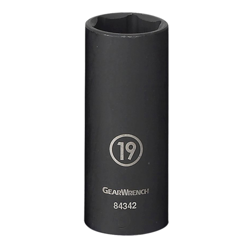 Socket, Impact, 13 mm, 3/8" Drive, 6 Points, Deep Air Extreme Inc.