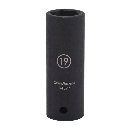 Socket, Impact, 17 mm, 1/2" Drive, 6 Points, Deep Air Extreme Inc.