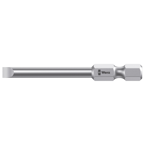 Power Screwdriver Bit, Slot, 3 mm Tip, 1/4" Drive Size, 2-3/4" Length Air Extreme Inc.