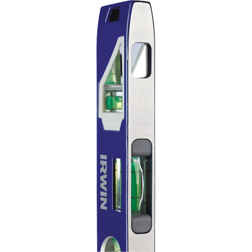 250 Series Heavy-Duty Torpedo Level, 9" L, Aluminum, 4 Vials, Magnetic Air Extreme Inc.