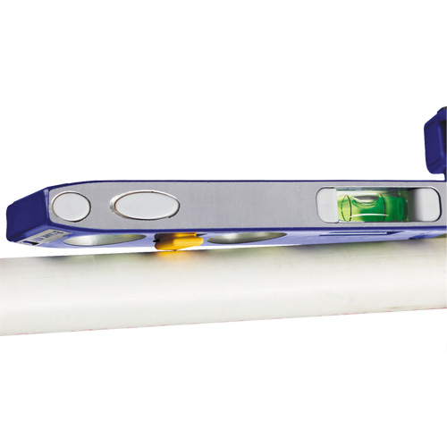250 Series Heavy-Duty Torpedo Level, 9" L, Aluminum, 4 Vials, Magnetic Air Extreme Inc.