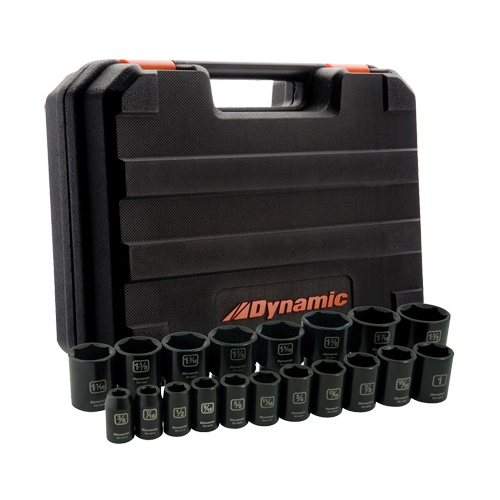 Jeu de douilles SAE, 19 Mcx, Chocs, Prise de 1/2" Air Extreme Inc.