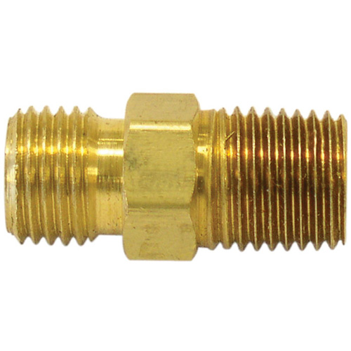Reducer/Adapter Fitting, 1/4" x 1/4" Dia, Brass Air Extreme Inc.