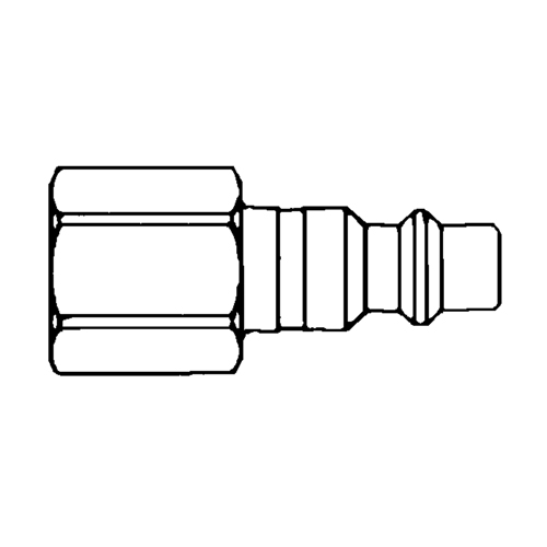 Quick Couplers - 1/2" Industrial, One Way Shut-Off - Plugs, 3/8" Air Extreme Inc.