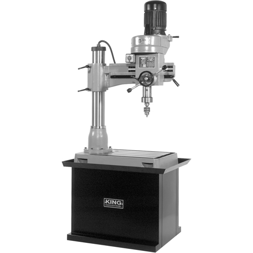Perceuse-Fraiseuse Radiale, 1/2" Mandrin, 5 Vitesse(s), 21-5/8" la X 19-5/8" lo, #3 Morse Air Extreme Inc.