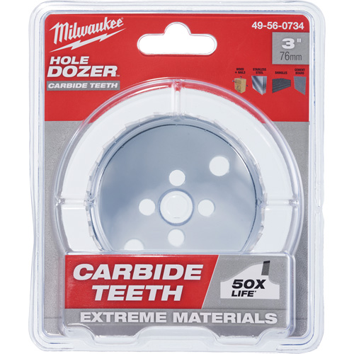 Hole Dozer Saw with Carbide Teeth, 3", 1-63/100" Depth of Cut, Carbide Air Extreme Inc.