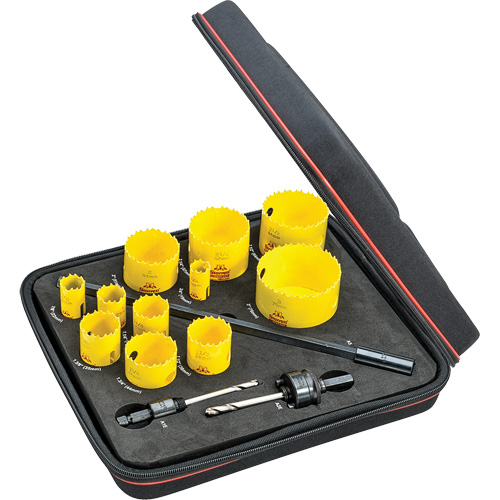 Industrial Hole Saw Kit, 14 Pieces Air Extreme Inc.