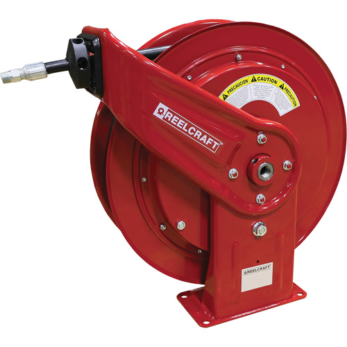 HD70000 Series Heavy-Duty Hose Reel with Hose, Greases, 3/8" x 75', Single Hose, 4800 PSI Air Extreme Inc.