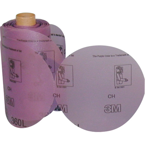 Rouleau de disques abrasifs Stikit 360L, 6" dia., Grain P800, Oxyde d'aluminium Air Extreme Inc.
